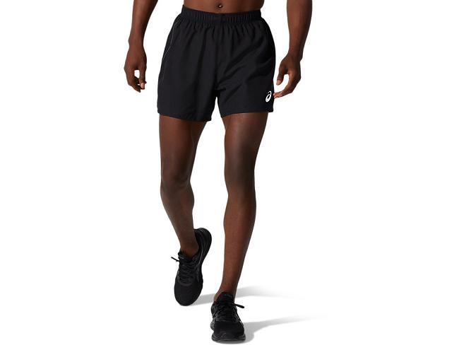 Black Asics Core Men's Shorts | TDCR-54670