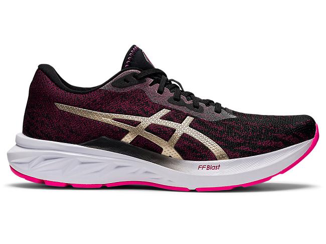 Black Asics Dynablast 2 Women's Running Shoes | ZRWJ-71852