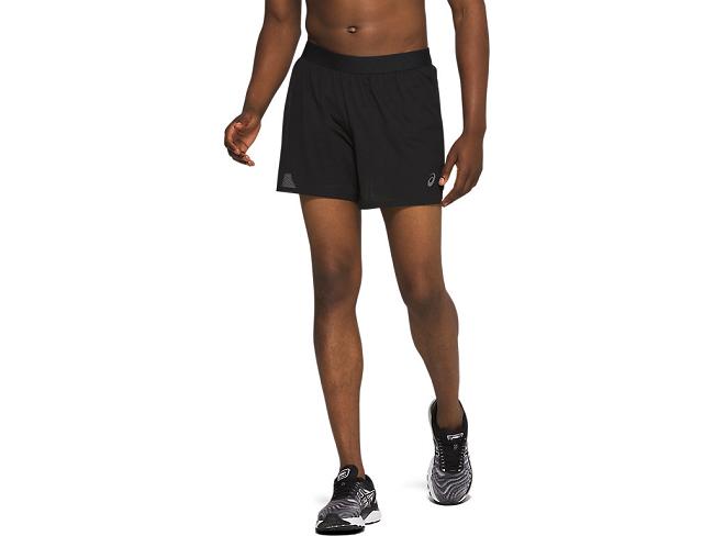 Black Asics Ventilate Men's Shorts | MGBP-30681