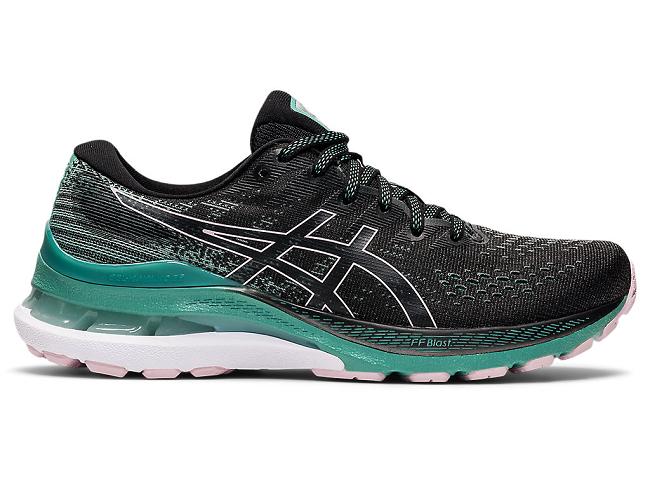 Black / Olive Asics Gel-kayano 28 Women's Running Shoes | ZXVC-72485