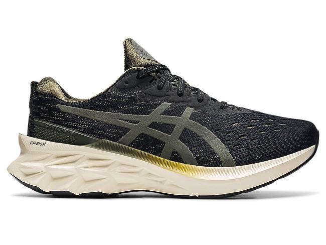 Black / Olive Asics Novablast Men's Sportstyle | MQGF-63405