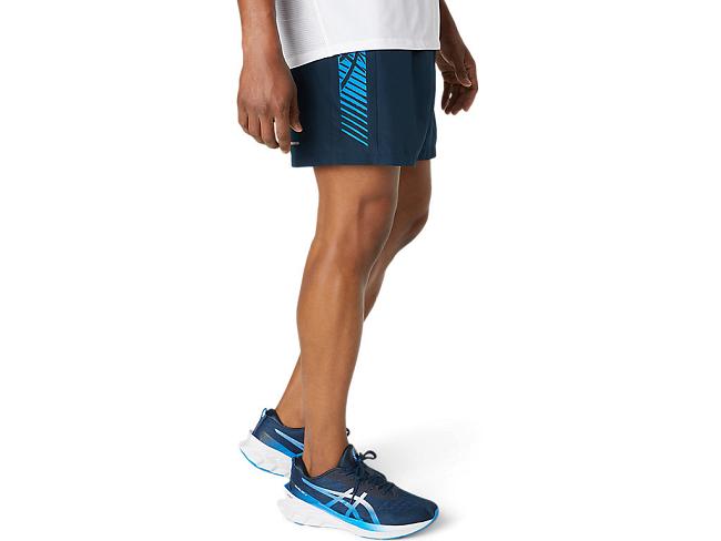 Blue Asics Icon Men's Shorts | ABVE-50284