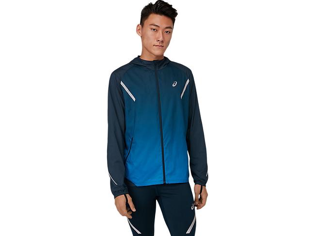 Blue Asics Lite-show Men's Jackets | LOFM-43267