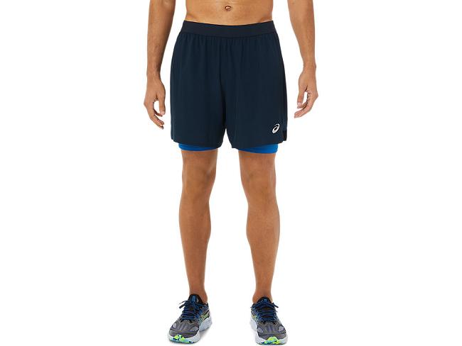 Blue Asics Road Men's Shorts | REHQ-20957