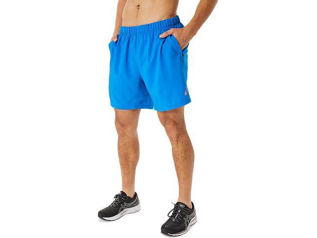 Blue Asics Sports Men's Shorts | RXVQ-61024