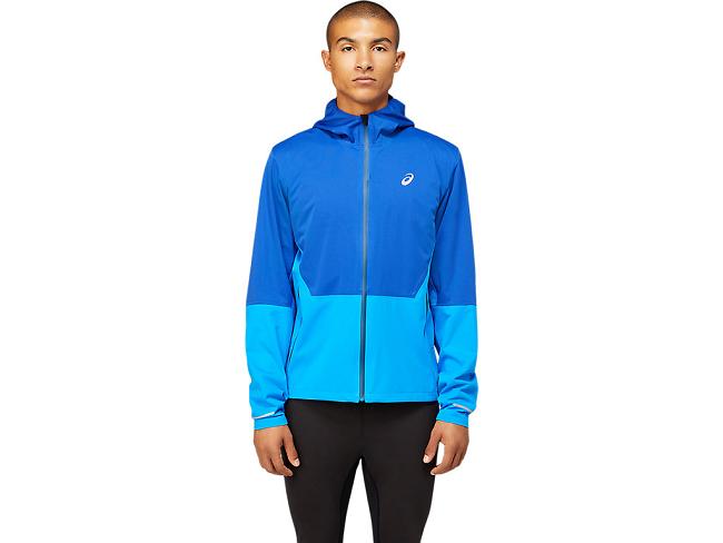 Blue Asics Winter Accelerate Men's Jackets | DVPG-12856