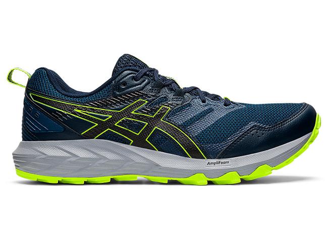 Blue / Black Asics Gel-sonoma Men's Trail Running Shoes | MFVX-92065