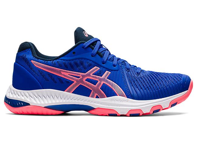 Blue / Coral Asics Netburner Women's Volleyball Shoes | VJNI-51970