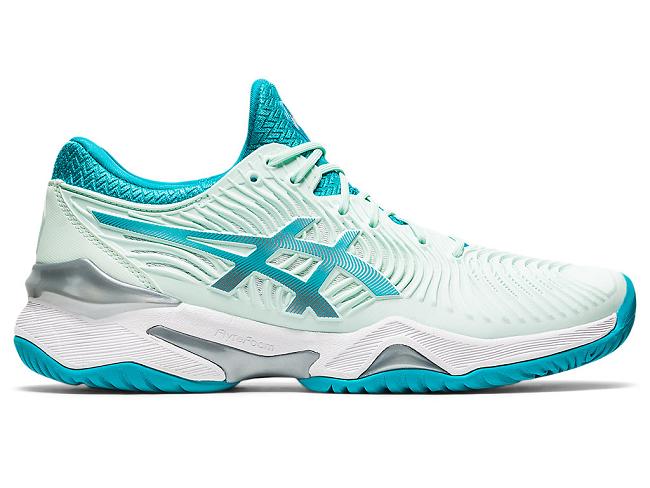 Mint / Blue Asics Court Ff 2 Women's Tennis Shoes | UCNW-16573