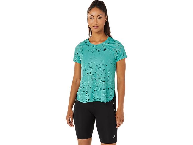 Olive Asics Ventilate Women's Short Sleeve Tops | QLKD-52107