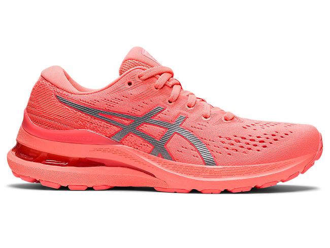 Orange Coral Asics Gel-kayano 28 Women's Running Shoes | SIDK-56081