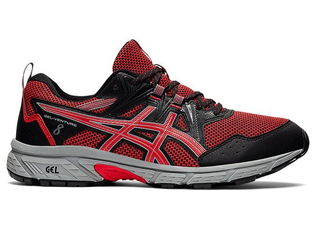 Red Asics Gel-venture Men's Trail Running Shoes | XZFD-89364