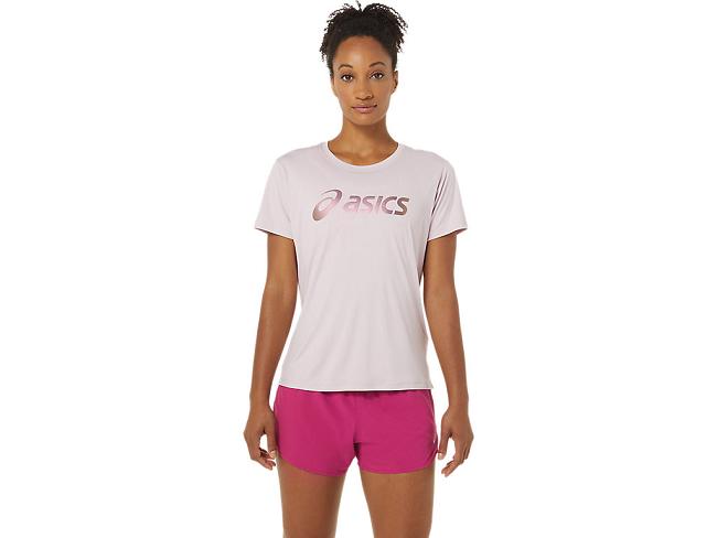 Rose Asics Sakura Women's Short Sleeve Tops | LMXI-72613