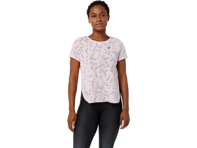 Rose Asics Ventilate Women's Short Sleeve Tops | EPFN-62489