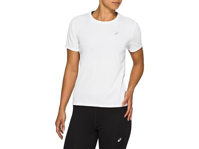 White Asics Katakana Women's Short Sleeve Tops | KMEZ-38617