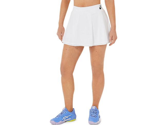 White Asics Match Women's Skirts | CNTL-52931