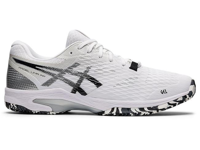 White / Black Asics Padel Men's Padel Shoes | REPL-43287