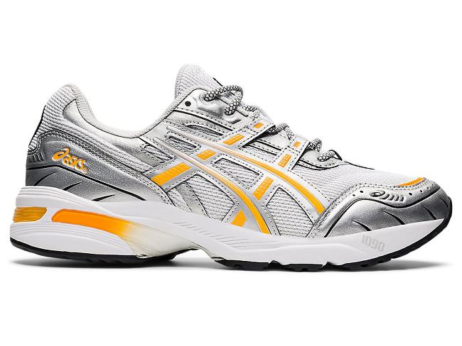 White / Orange Asics Gel Men's Sportstyle | OUFE-52816