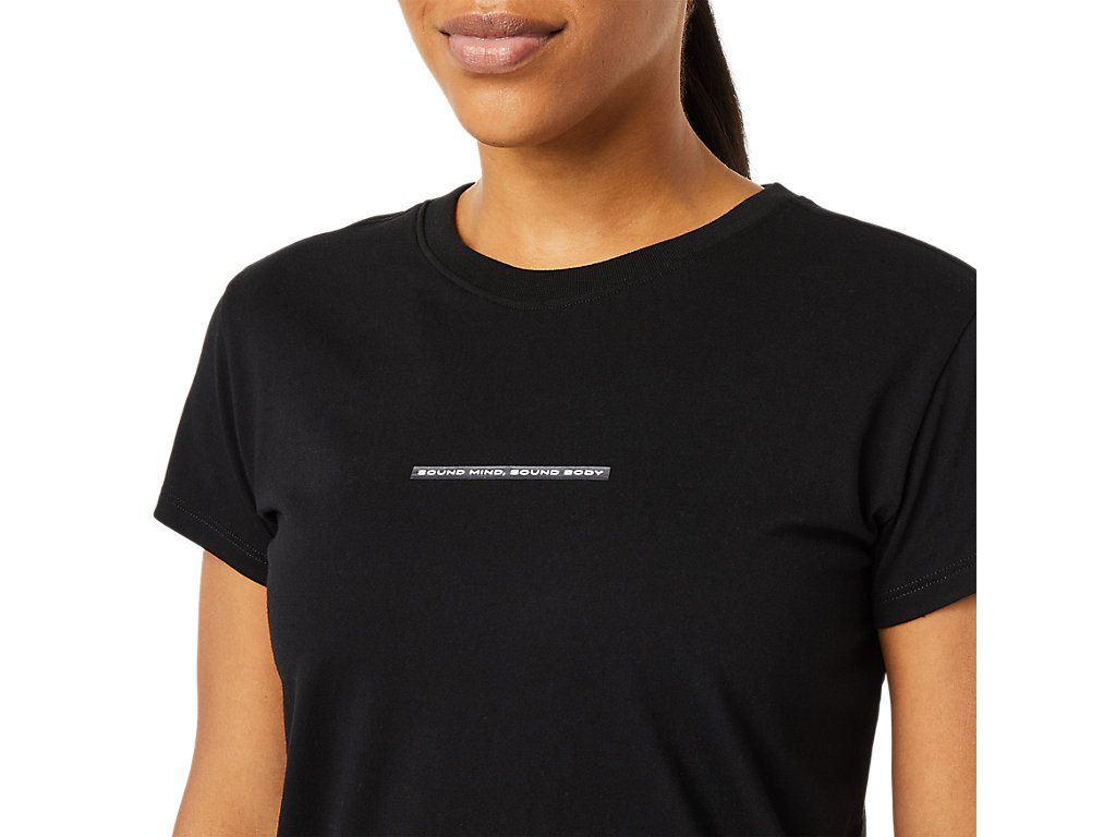 Black Asics Race Women's Short Sleeve Tops | TIKF-27085