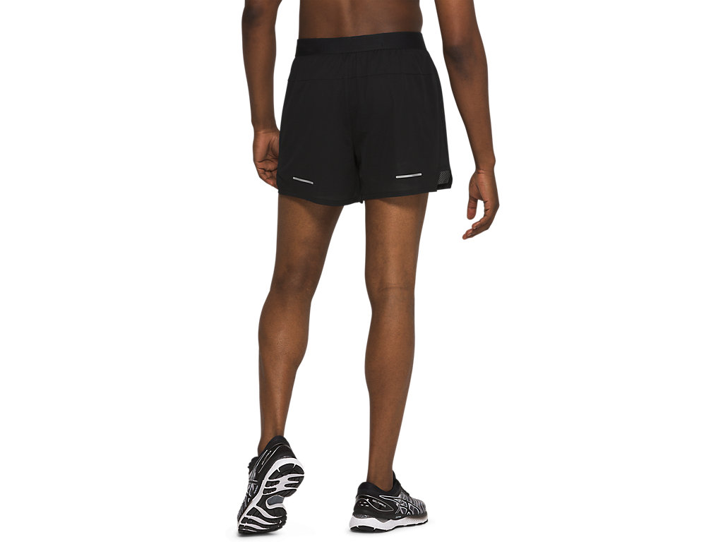 Black Asics Ventilate Men's Shorts | MGBP-30681