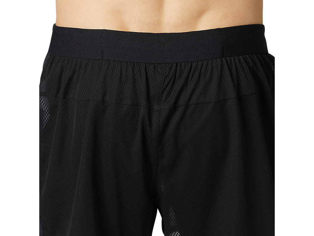 Black Asics Ventilate Men's Shorts | MGBP-30681