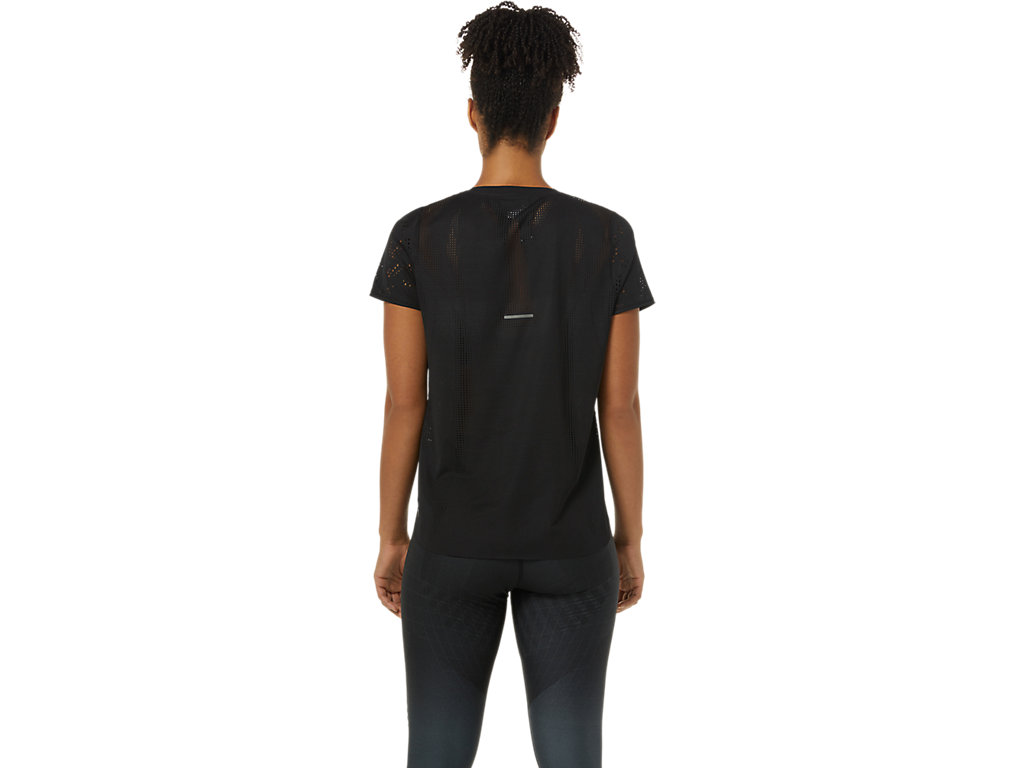 Black Asics Ventilate Women's Short Sleeve Tops | VCEJ-41397