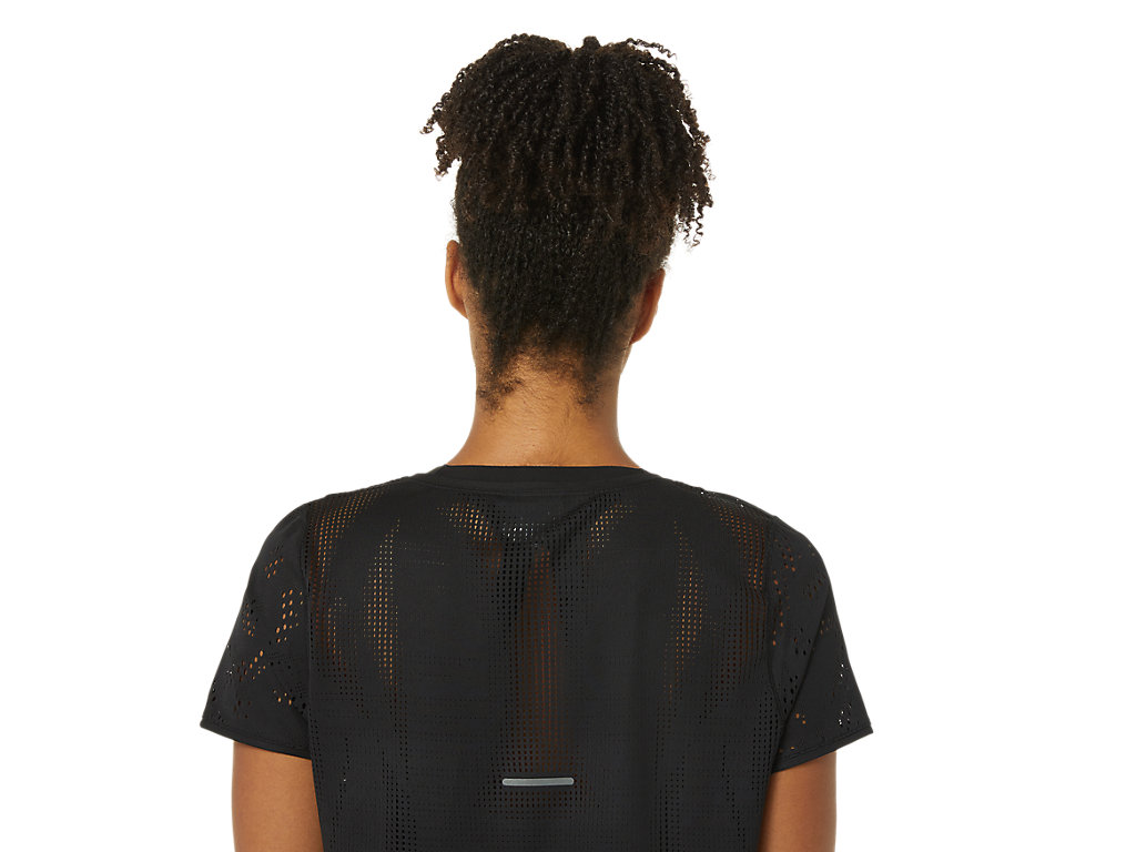 Black Asics Ventilate Women's Short Sleeve Tops | VCEJ-41397