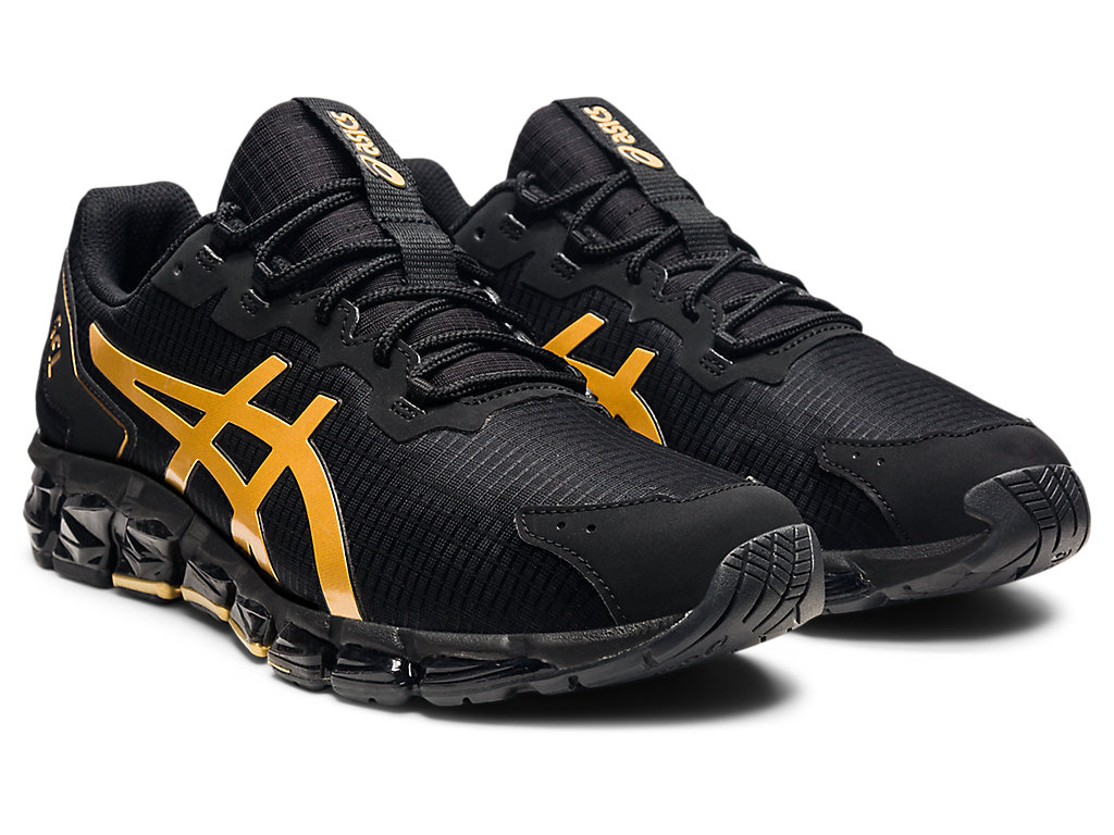 Black / Gold Asics Gel-quantum Men's Sportstyle | SKVN-32810