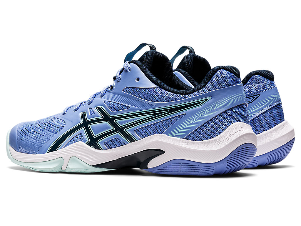 Blue Asics Gel Women's Volleyball Shoes | HSXK-61897