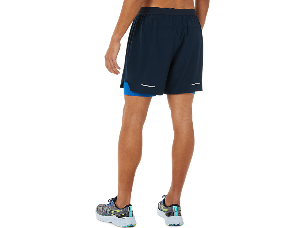 Blue Asics Road Men's Shorts | REHQ-20957