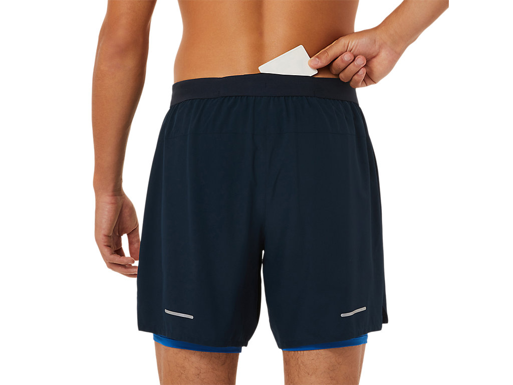 Blue Asics Road Men's Shorts | REHQ-20957