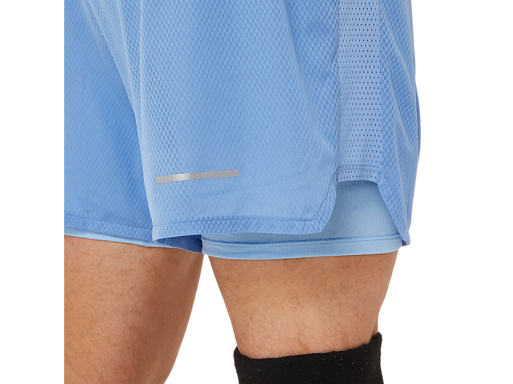 Blue Asics Ventilate Men's Shorts | ABFN-28495