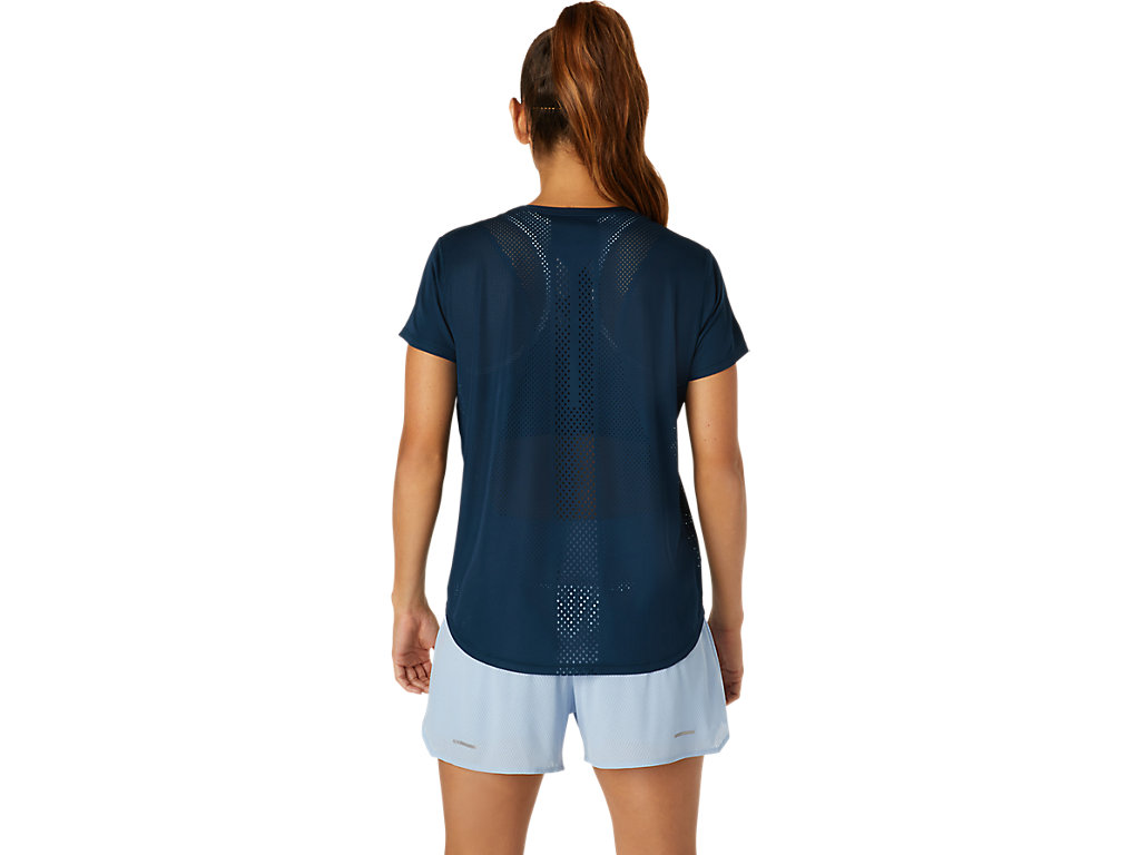 Blue Asics Ventilate Women's Short Sleeve Tops | TUGJ-15486