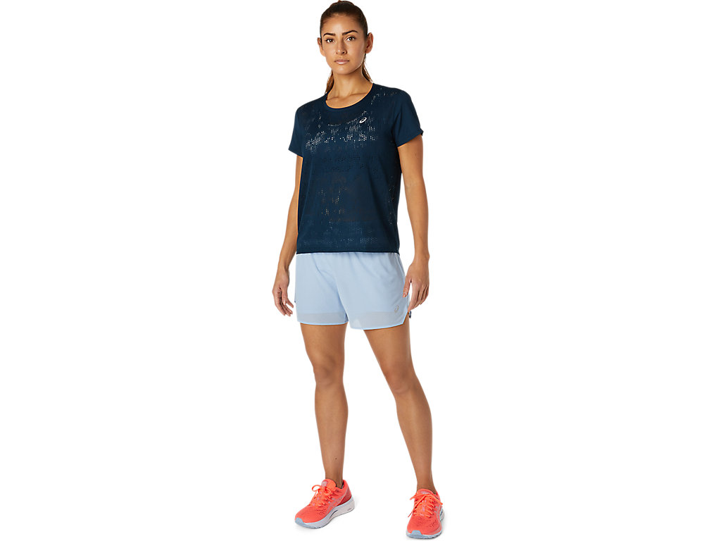 Blue Asics Ventilate Women's Short Sleeve Tops | TUGJ-15486