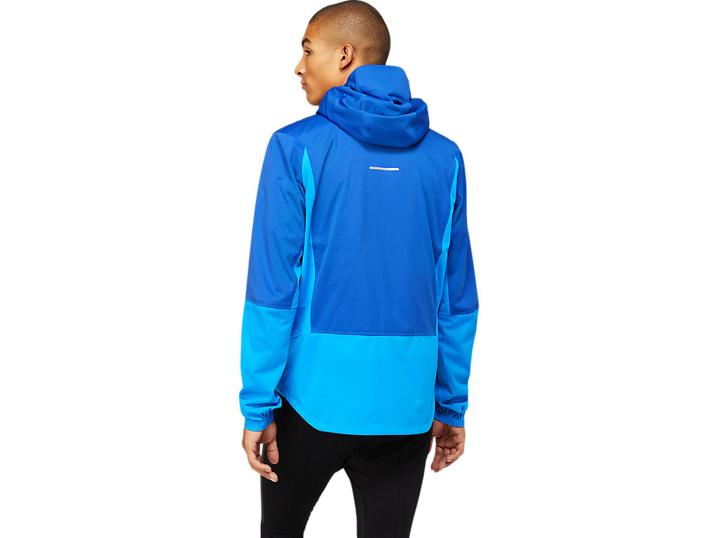 Blue Asics Winter Accelerate Men's Jackets | DVPG-12856