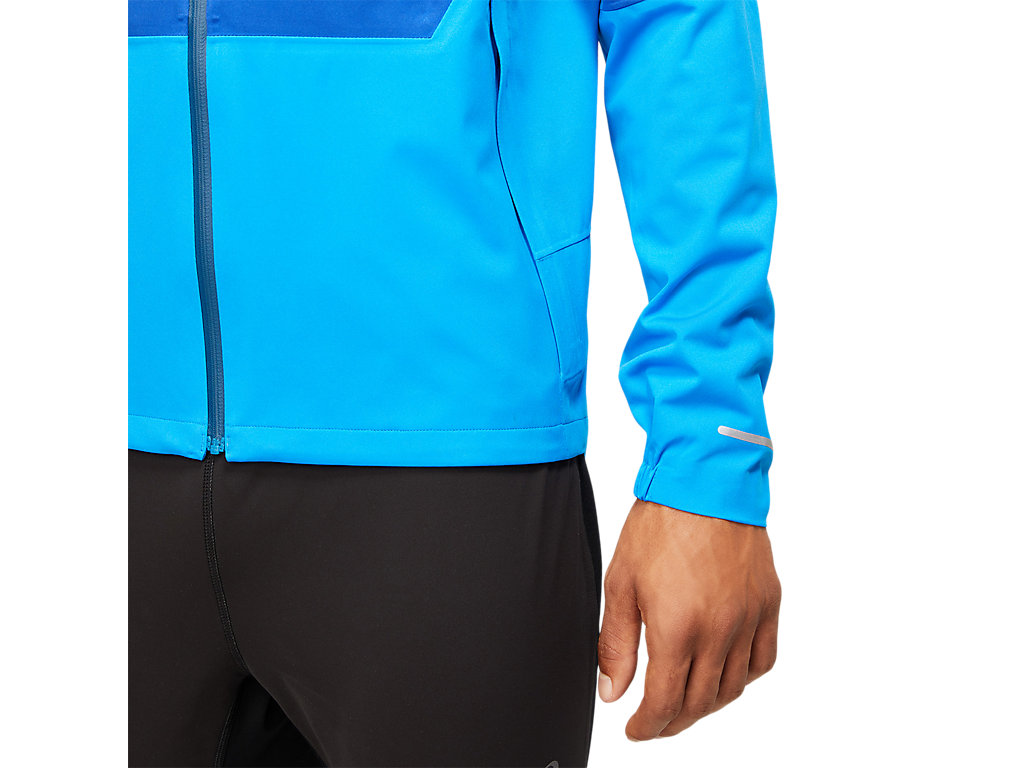 Blue Asics Winter Accelerate Men's Jackets | DVPG-12856