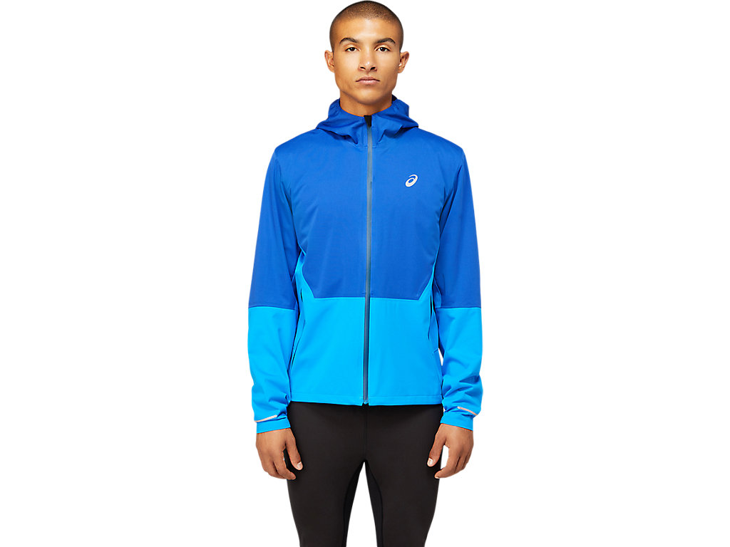 Blue Asics Winter Accelerate Men\'s Jackets | DVPG-12856