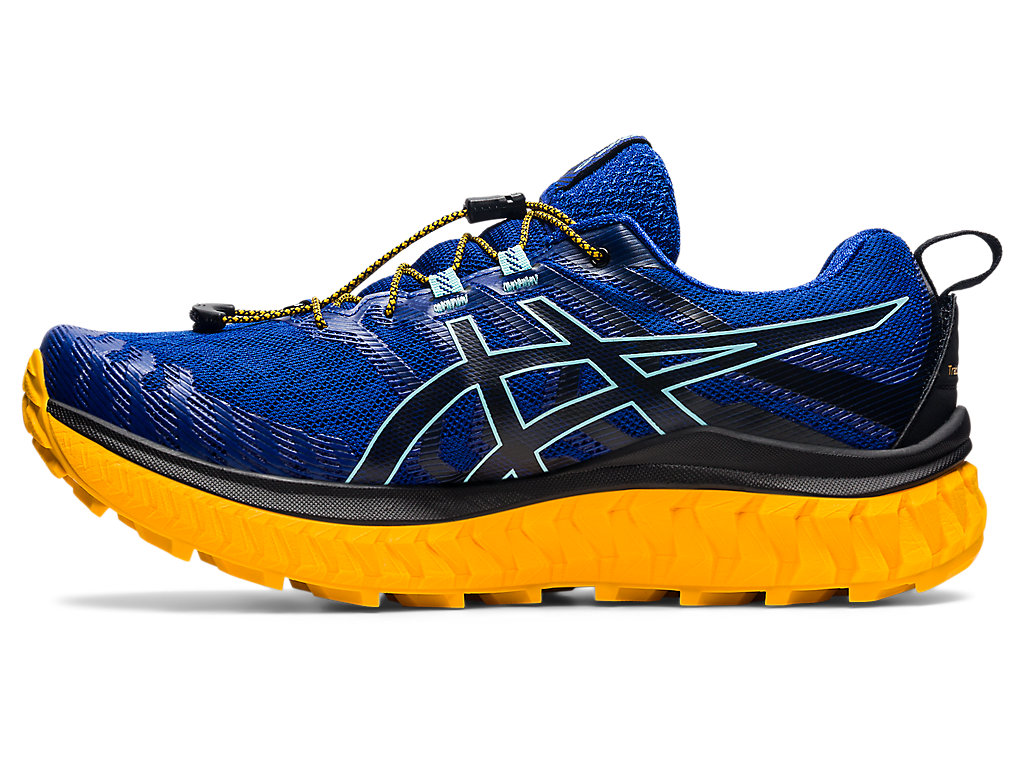 Blue / Black Asics Trabuco Max Men's Trail Running Shoes | CQVY-30741