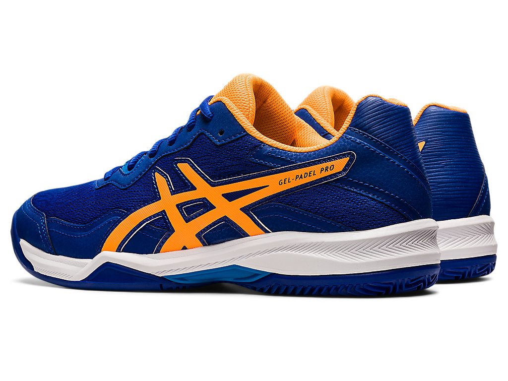 Blue / Orange Asics Gel-padel Pro 4 Men's Padel Shoes | VCSD-84902