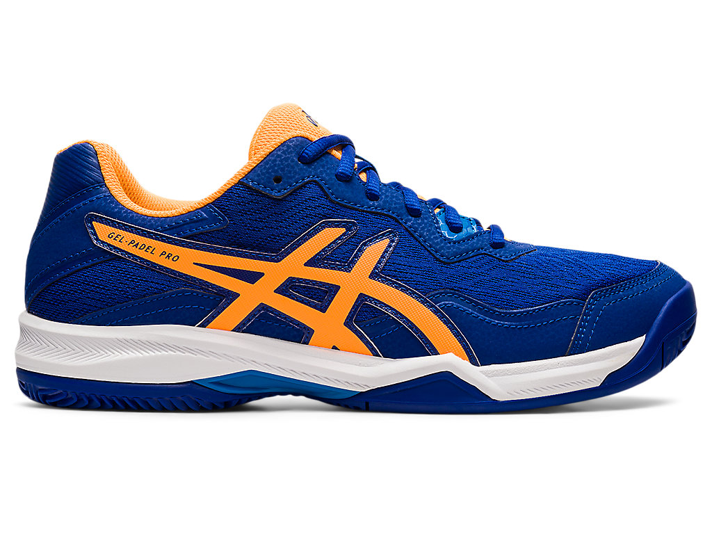 Blue / Orange Asics Gel-padel Pro 4 Men\'s Padel Shoes | VCSD-84902