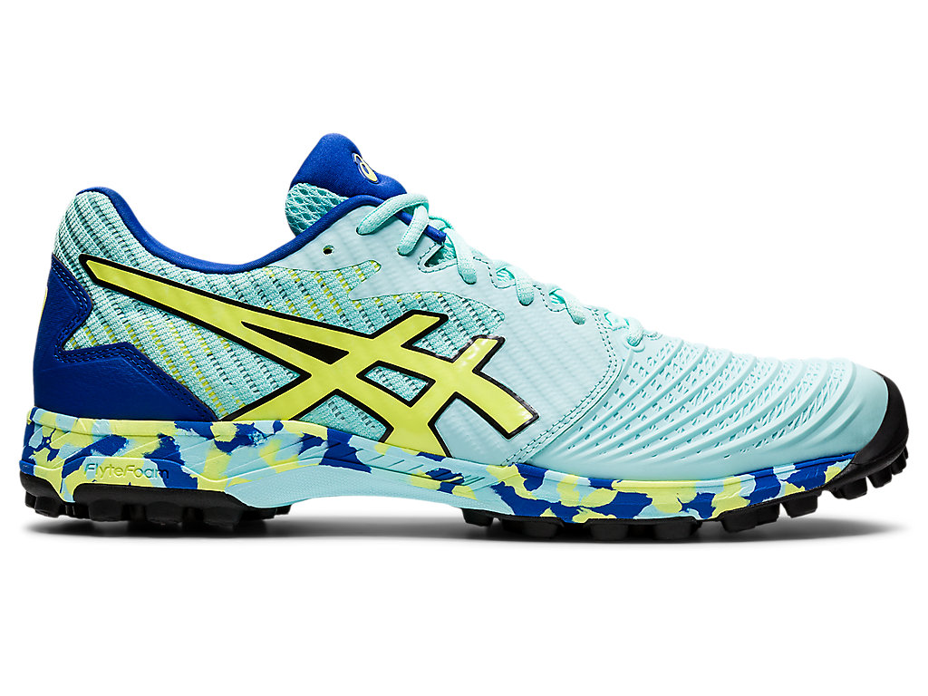 Blue / Yellow Asics Field Ultimate Ff L.E. Women\'s Hockey Shoes | UHSZ-84932