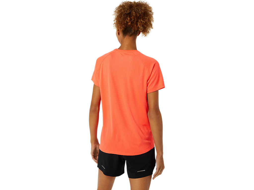 Coral Asics Stockholm Women's Short Sleeve Tops | QPXN-69054