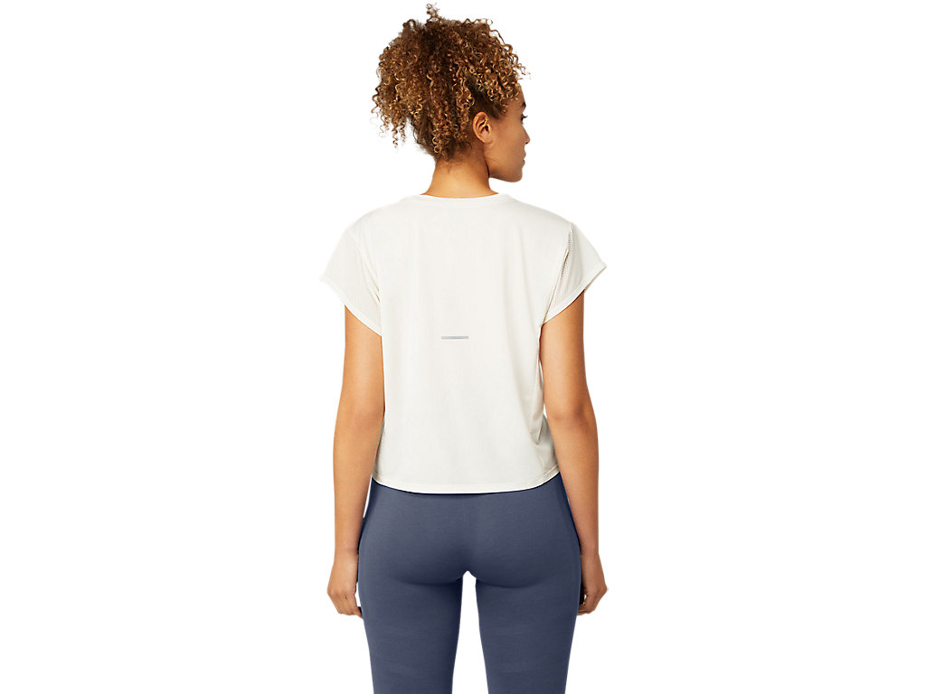 Deep Grey Asics Run Women's Short Sleeve Tops | RAJW-49863