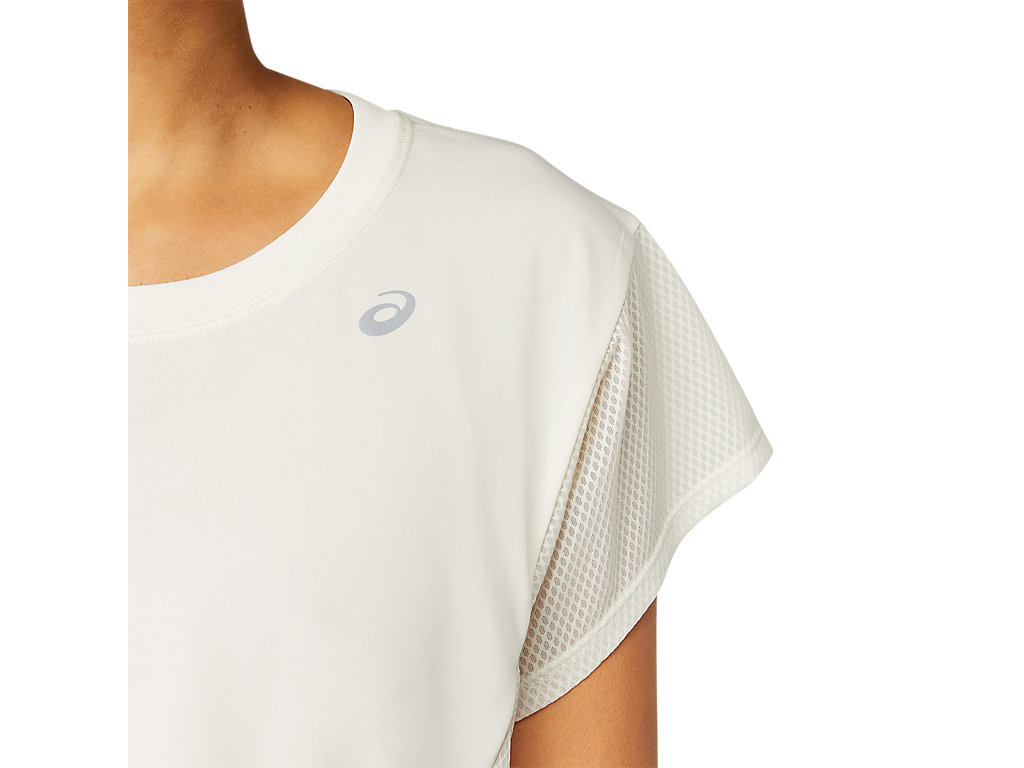 Deep Grey Asics Run Women's Short Sleeve Tops | RAJW-49863