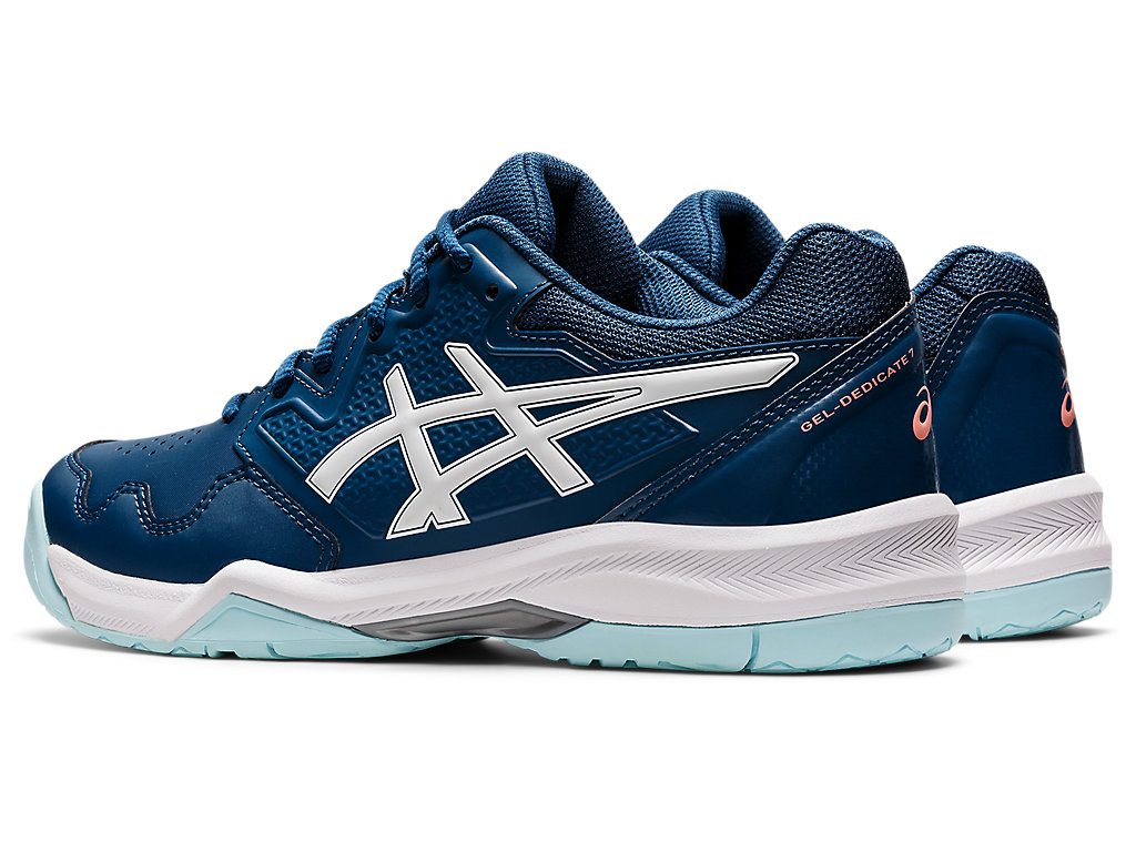 Light Indigo / White Asics Gel Women's Tennis Shoes | RTDF-14526