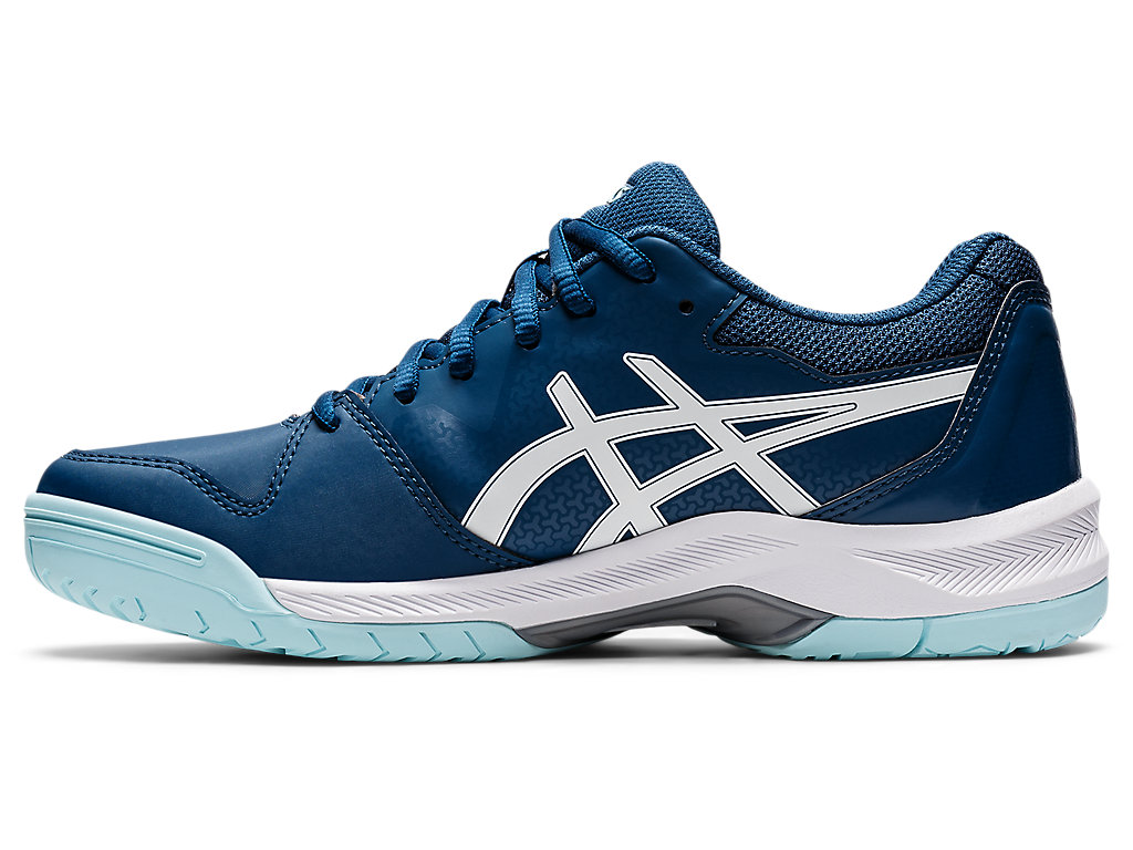 Light Indigo / White Asics Gel Women's Tennis Shoes | RTDF-14526