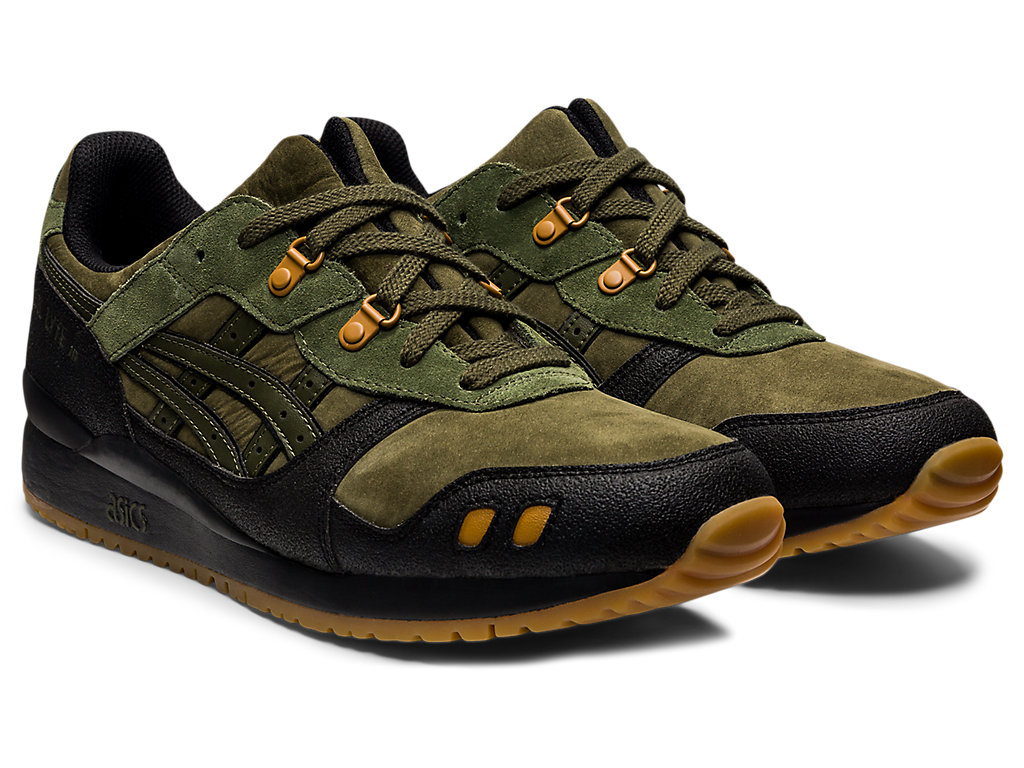 Olive / Black Asics Gel-lyte Men's Sportstyle | ADCP-90586