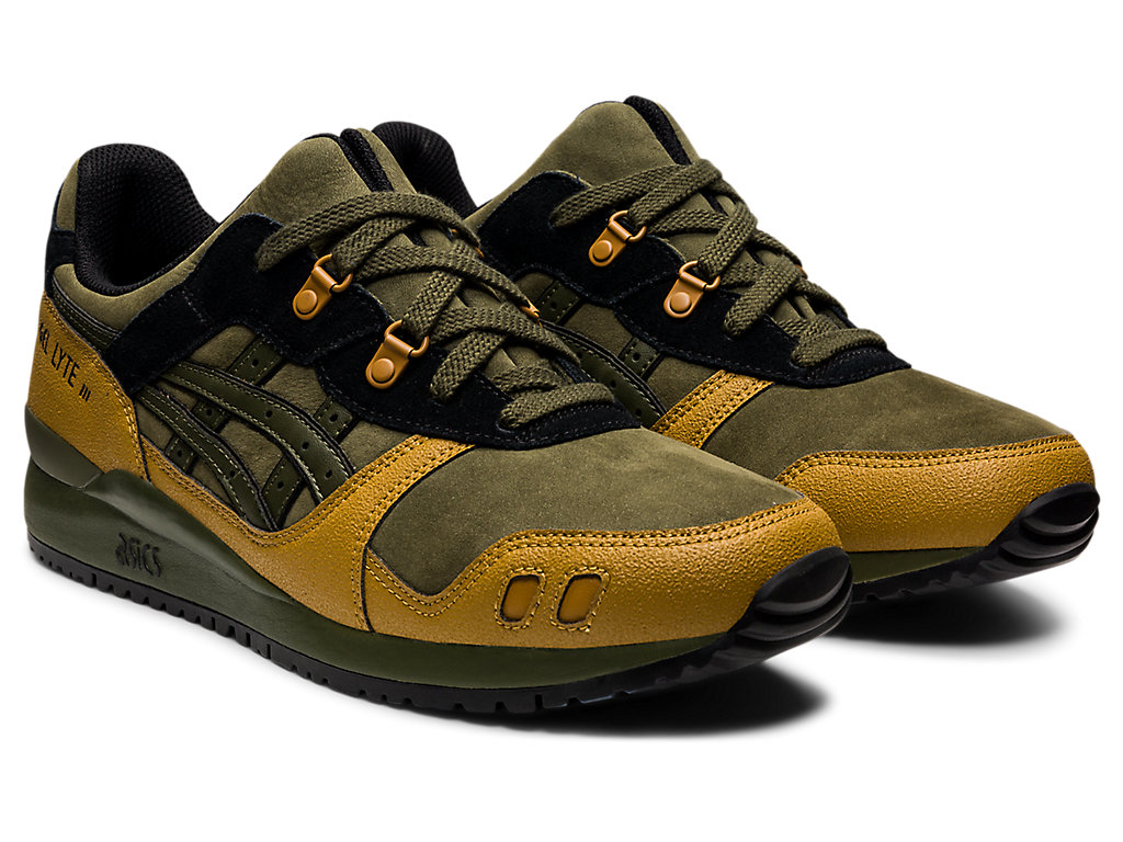 Olive / Brown Asics Gel-lyte Men's Sportstyle | VQUC-37126