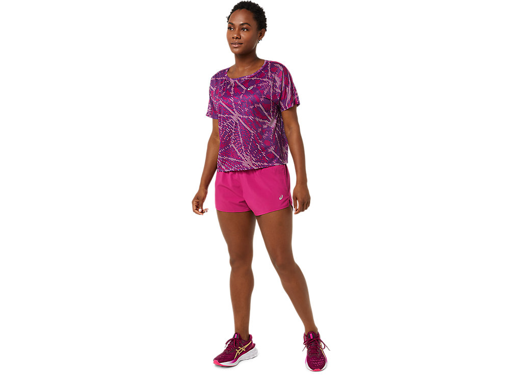 Pink Asics Sakura Women's Short Sleeve Tops | OBDZ-78412