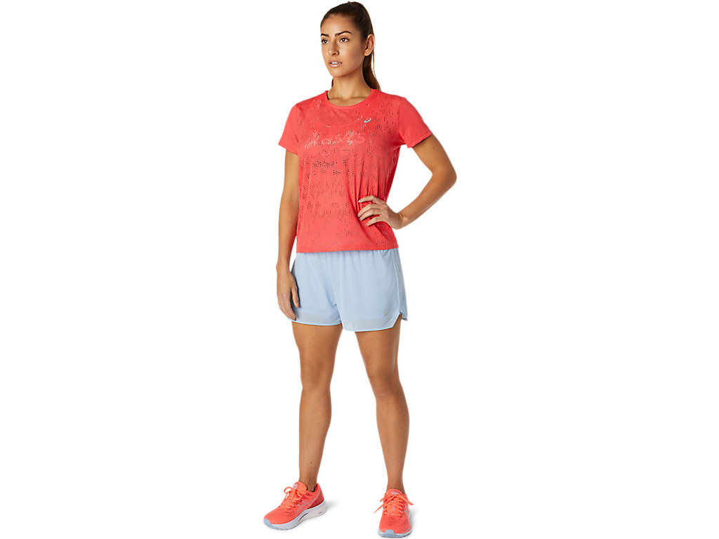 Pink Asics Ventilate Women's Short Sleeve Tops | JUAH-23069